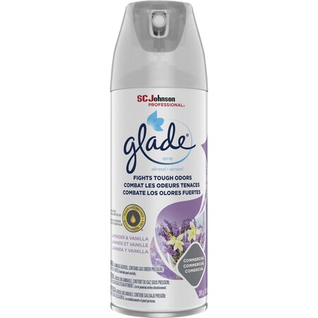 Glade Air Freshener Spray, Glade, Lavender/Vanilla, 13.8oz, , MI, PK 12 SJN697248CT